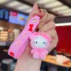 Novo Chaveiro de Gato Flocado Sanrio Pingente para Bolsa de Carro Acessórios de Boneca Atacado