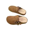 2026 Nuevas Zapatillas Versátiles de Suela Blanda, Cerradas, sin Cordones, Venta Caliente de Otoño, Zapatos Perezosos tipo Birkenstock sin Cordones con Estilo Inspirado en Chanel