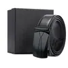 Cinturón de Cuero Personalizado para Hombre de Cuero Genuino Hebilla Automática Cinturón de Cintura de Piel de Vaca Logo Impreso a Color Regalo de Negocios Hebilla de Trinquete Cinturón de Cuero de Primera Capa para Hombre