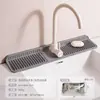 Tapete Drenante de Silicone para Torneira Transfronteiriço para Uso Doméstico, Tapete de Armazenamento à Prova de Salpicos e Antiderrapante para Lavatório e Pia de Cozinha, Atacado
