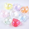 Pétalos de hoja transparentes AB sirena Ji imitación vidrio Película termorretráctil diy hoja antigua material para tocado accesorios de joyería