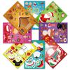 Calcomanías de Navidad Calcomanías Navideñas de Elfo DIY Hechas a Mano para Niños Calcomanías de Regalo para Fiesta de Navidad Calcomanías