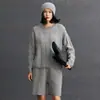 Suéter de Caxemira Novo Outono e Inverno Feminino Gola Redonda Trançado Solto Casual Estilo Preguiçoso Malha Versátil