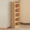 Estantería de almacenamiento de madera maciza para sala de estar, estantería infantil integrada simple, estantería de varios niveles para el hogar para dormitorio y jardín de infantes, modelo nuevo