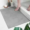 Tapete de chão simples de lama de diatomáceas para travessia de fronteira, tapete antiderrapante para banheiro, tapete de chão absorvente resistente ao desgaste doméstico, atacado