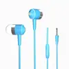 Cabo de Cristal para Fone de Ouvido com Microfone In-Ear Universal para Smartphone Controle por Fio Lanyard de 3,5m Fone de Ouvido Estéreo com Subwoofer