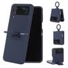 Para Samsung Z Flip4/3 Funda para Teléfono Móvil Flip7/6/5 Funda Suave de Silicona Líquida Cubierta Protectora a Prueba de Caídas para Pantalla Plegable