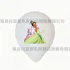 Globos de látex con temática de princesa, globos impresos de princesas de dibujos animados, globos para decoración de escena de fiesta de cumpleaños para niñas
