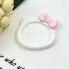Plato de gato con lazo de color accesorios de resina de simulación DIY materiales para fundas de teléfono móvil pinzas para el pelo de mano cordones joyas