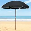 Doble Capa Toldo Exterior Paraguas Grande Puesto de Venta Paraguas Comercial Mercado Protección UV Protector Solar Pegamento Plateado Impermeable Paraguas para Puesto Callejero