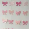 Decoraciones de Cuerdas de Lazo Transfronterizas, 8 Cuerdas de Lazo Dulces Rosas de Cumpleaños, Colgantes de Decoración para Fiesta de Cumpleaños de Niñas