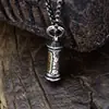 Plata de Ley S925 Joyería Taoísta Colgante Retro de Energía Protectora Cinabrio Tendencia Nacional Adorno del Año del Zodiaco Venta al por Mayor