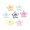Acrílico gota frontal acessórios de óleo estrela de cinco pontas grande material feito à mão DIY pingente cor Macaron acessórios desenho animado