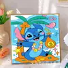 Pintura de Diamantes para Niños Kuromi Hecho a Mano DIY Pintura de Pegatinas de Diamantes Sanrio Pintura de Diamantes con Diamantes Completos 5D Tamaño Pequeño