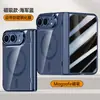 Adecuado para funda de teléfono plegable iPhone Duo, cubierta protectora transparente con sensación de piel y bisagra magnética Apple Duo