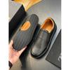 Zapatos de Hombre de Cuero Genuino Estilo Británico Transfronterizo Nuevos de Fábrica Lujo Slip-On Piel de Becerro Alta Calidad Estilo Caliente Transfronterizo