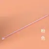 Popote de Vidrio Resistente al Calor para Mujeres Embarazadas, Popote Curvo Postparto, No Desechable para Adultos Anti-Labial, Popote Transparente para Beber Jugos, Duro