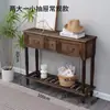 Gabinete de Entrada Armario de Madera Maciza Americana Almacenamiento de Habitación Taquilla Mesa de Entrada Pasillo Pasillo de Sala de Estar