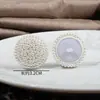 Botões de Pérola Bordados à Mão, Botões Decorativos de Lã com Pele Modernos, Pequenos Botões Perolados Perfumados