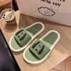 Zapatillas de verano nuevas, informales, para uso exterior, con bonitas sandalias de suela suave con dibujos animados, zapatos de playa de verano para mujer.