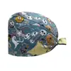 AliExpress Gorro Quirúrgico Estampado en Caliente Gorro de Médico para Laboratorio Gorro sin Visera para Enfermera Gorro Posparto Gorro para el Hogar Gorro de Cúpula