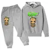 Aliexpress Wish23 Nova Coleção Primavera e Outono Moletom Temático Homemzinho de Madeira Conjunto de Manga Longa para Crianças Pequenas Conjunto de Duas Peças