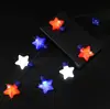 Diadema del Día de la Independencia de América Collar Festivo del Día Nacional Collar Intermitente El Más Vendido en Amazon Tamaño Estrella de Cinco Puntas