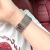Corrente de borla doce outono multi corrente pulseira de maçã para iWatch987654 pequeno estilo perfumado pulseira de metal se