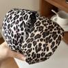 Diadema de Leopardo de Ala Ancha Estilo Coreano para Mujer Diadema de Moda de Gama Alta Estilo Occidental Diadema de Moda Retro para la Parte Superior del Cráneo