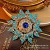 Europa y Estados Unidos alta sensación industria pesada retro broche pedrería exagerado vintage antiguo mariposa flor animal broche