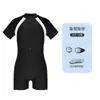Traje de Baño Enterizo Deportivo para Mujer Profesional Conservador Nuevo Traje de Baño para Aguas Termales Manga Larga y Corta Traje de Baño para Adultos Mujeres Venta al por Mayor