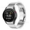 Para pulseira Samsung Watch 4 classic 44/40mm pulseira de aço inoxidável curva curva 46/42mm