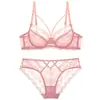 Conjunto de Sujetador de Encaje Adelgazante Anti-Flacidez de Tamaño Grande Personalizado OEM Lencería Sexy Europea y Americana, Pedido Mínimo 300, Efecto Adelgazante
