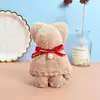 Toalha de Urso Toalha Quadrada Lembrança Casamento Suprimentos para Doces Presente Dia da Mulher Atacado Macio