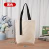 Bolsa de lona com alça, sacola de presente personalizada, conjunto de bolsa de mão estudantil personalizada, grande capacidade em estoque, bolsa de lona atacado, impressão