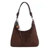 Las populares bolsas pequeñas de este año para mujer, versátiles para el otoño e invierno 2023, nuevo bolso elegante de un solo hombro cruzado, bolso de mano para dama, bolso tipo empanada