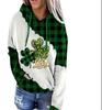 Calle Irlandesa 2022. Sudaderas con capucha para hombre y mujer del Día de San Patricio, Jerséis deportivos holgados, Manga larga, Corte holgado