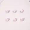 Dibujos animados estilo japonés de gato KT, oso, conejo, lindos accesorios para decoración de uñas, piezas pequeñas de resina, decoraciones para aretes DIY y uñas postizas