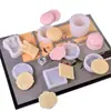 Molde de Silicona Squishy de Hamburguesa Pan Tostado Abs Frambuesa Tarta Papas Fritas Hamburguesa Pastel Horneado Molde para Cubitos de Hielo