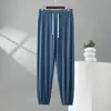 Pantalones Casuales Ajustados de Modal Nuevos para Hombre de Primavera y Otoño, Pantalones Largos Holgados con Bolsillos en Tallas Grandes, Pantalones Deportivos de Pierna Recta