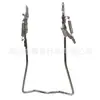Soporte para pie de bicicleta de 26/27/29 pulgadas, soporte trasero de doble pie, soporte doble, portabicicletas, portabicicletas de estacionamiento, trípode, soporte doble