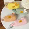 Estuche de Lápices de Dibujos Animados Ins Chica Japonesa Gran Capacidad Simple Nicho Escuela Primaria Escuela Secundaria Bolsa de Papelería para Niña Bolsa para Lápices