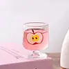 Copos de Vinho Pequenos de Desenho Animado Fofos Estilo Ins para Uso Doméstico, Mini Copos de Licor, Copos com Expressão de Vegetais de Alta Aparência
