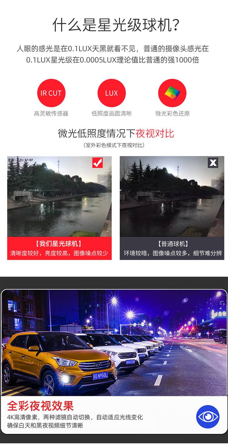 鱼塘户外太阳能监控摄像头野外用