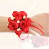 Suprimentos para Casamento Flores de Pulso para Noiva Flores Artificiais de Mão para Casamento Coreano Tecido Decorações de Pulso para Madrinhas e Irmãs