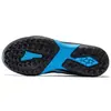 Nuevos zapatos de fútbol de velcro transfronterizos para niños de primaria, zapatos deportivos de entrenamiento y competición para niños y niñas, zapatos con tacos TF