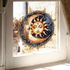 Dios del sol dios de la luna clásico griego pegatinas retro para ventana pegatinas electrostáticas pegatinas para cristal decoración de ventana de casa pegatinas de pared