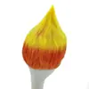 Peluca Cosplay Super Saiyan Dragon Ball Goku Gradiente de Llamas Tocado de Elfo Peluca Actuación Festiva
