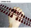 Capa de Sello de Aceite Brillante UV Parche de Aceite para Uñas Fábrica de Arte de Uñas al por Mayor Color Sólido Tira Punta Larga Gota de Agua Piezas de Uñas