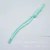 8774 Corda de Nylon Trançada à Mão Chaveiro DIY Cordão Pingente de Bolsa Poliéster Nó Romano Estilo Miu Estilo Dopamina